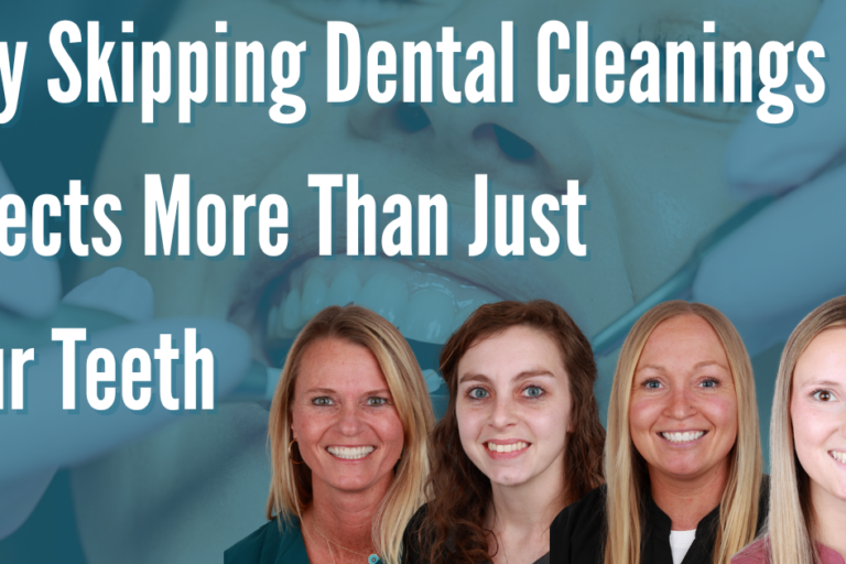 skipping dental cleanings