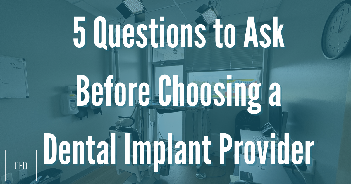 questions to ask before dental implants