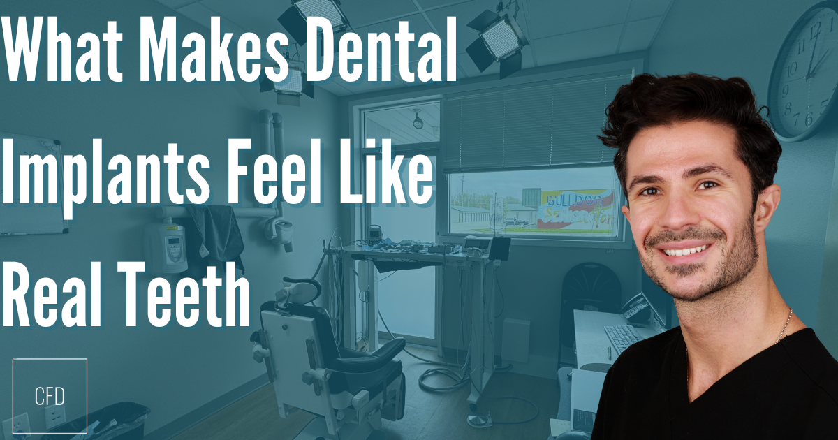 What Makes Dental Implants Feel Like Real Teeth